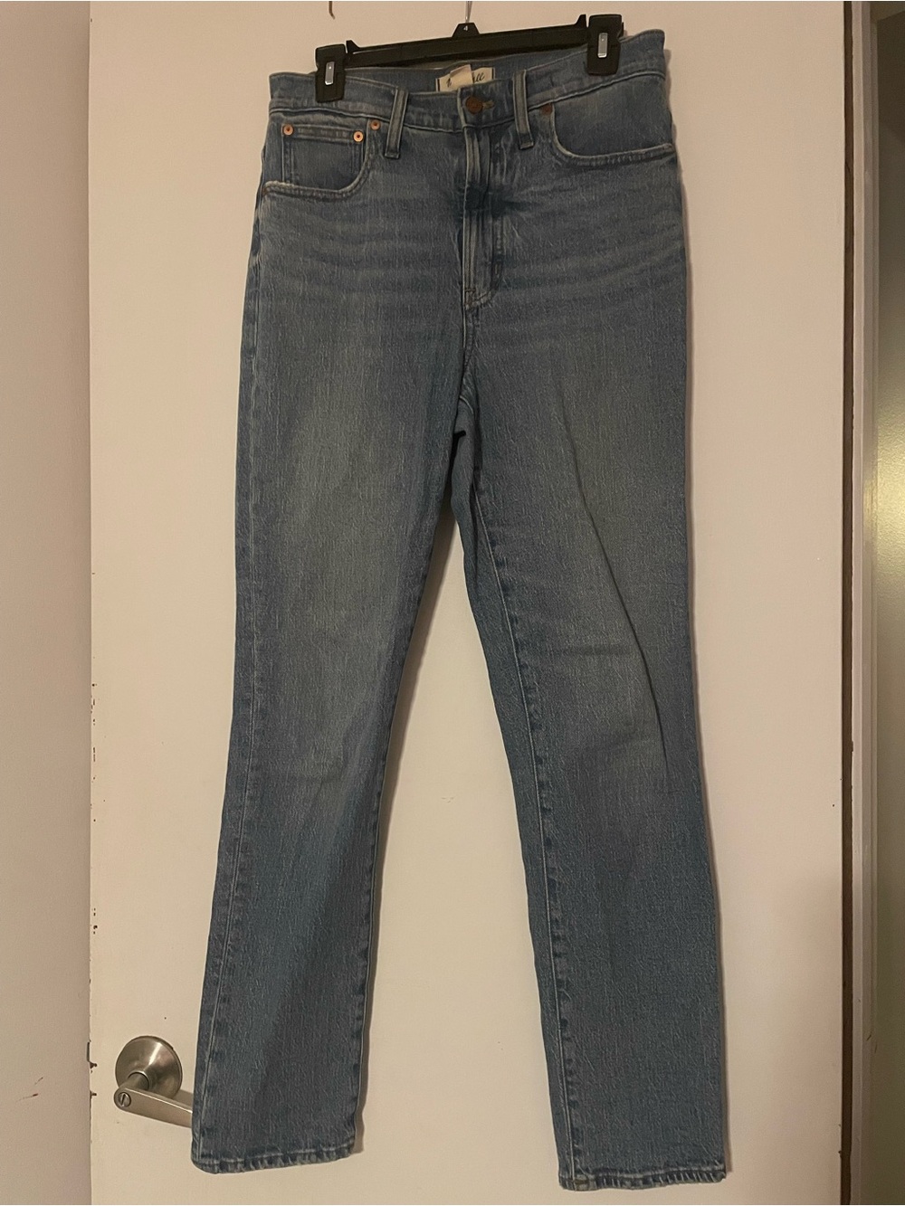 Madewell The Perfect Vintage Jean 28T Tall High Rise Straight Leg Medium Wash